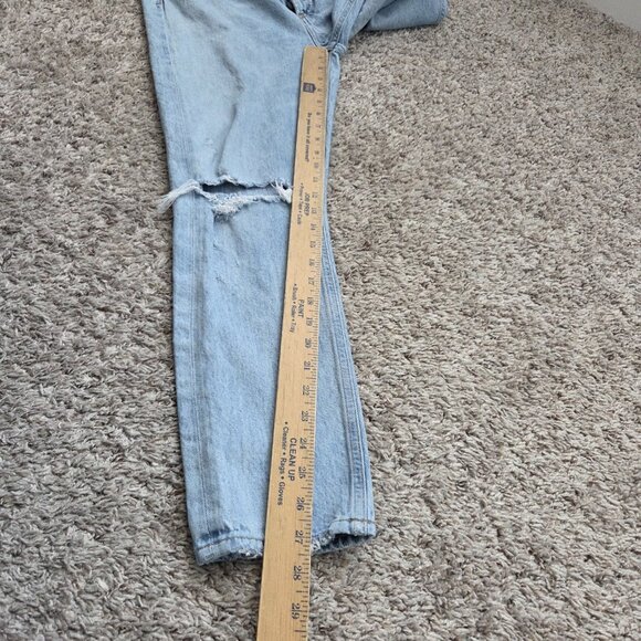 Agolde Jeans Women 27 Jamie High Rise Classic Shakedown Distressed Denim - Picture 7 of 8